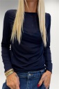 maglia in cashmere blend tinta unita